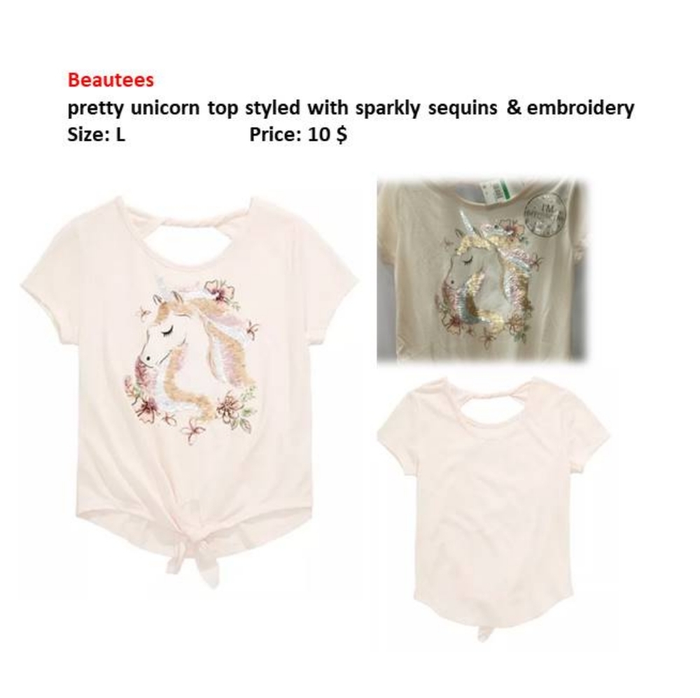 Top cotton unicorn